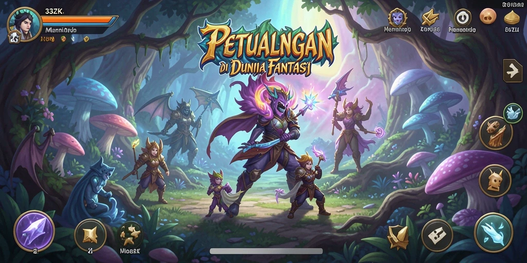 Screenshot gameplay 33ZK yang menampilkan petualangan seru dan menantang.