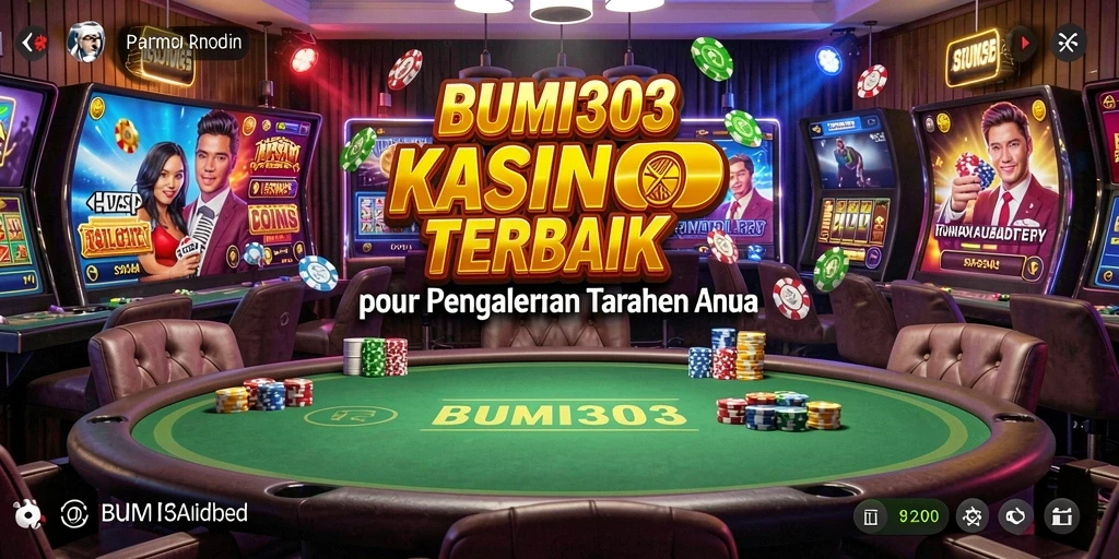 Tampilan gameplay Kasino yang menakjubkan dan mendebarkan.