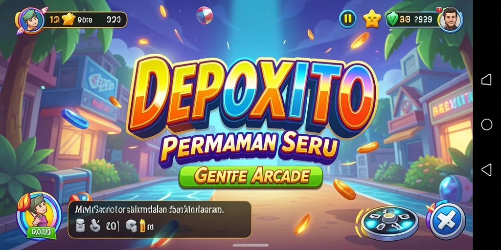 Tangkapan layar utama DEPOXITO menampilkan aksi gameplay yang mendebarkan.