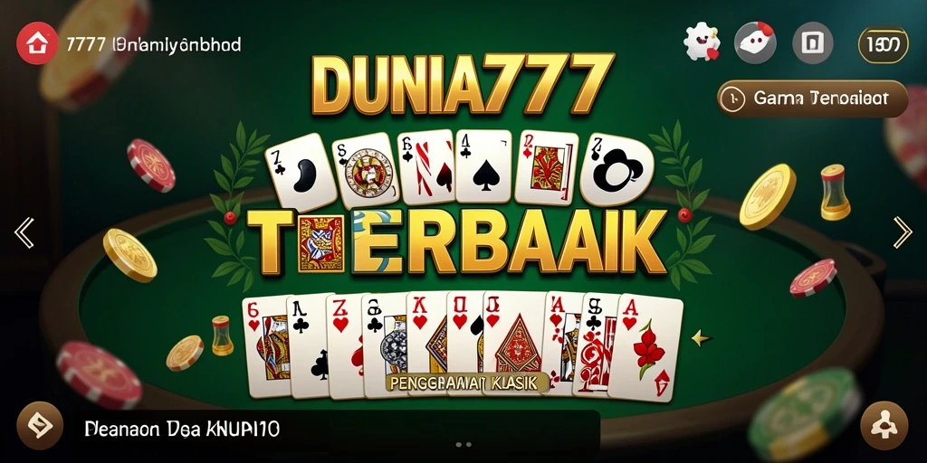 Tampilan gameplay DUNIA777 yang menarik dan mendebarkan.