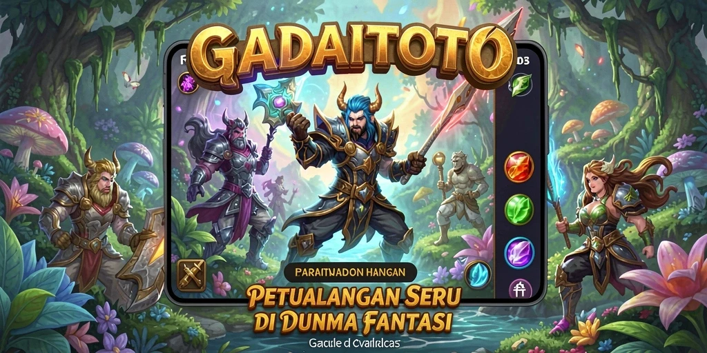 Tampilan gameplay GADAITOTO menunjukkan petualangan menarik di dunia fantasi.
