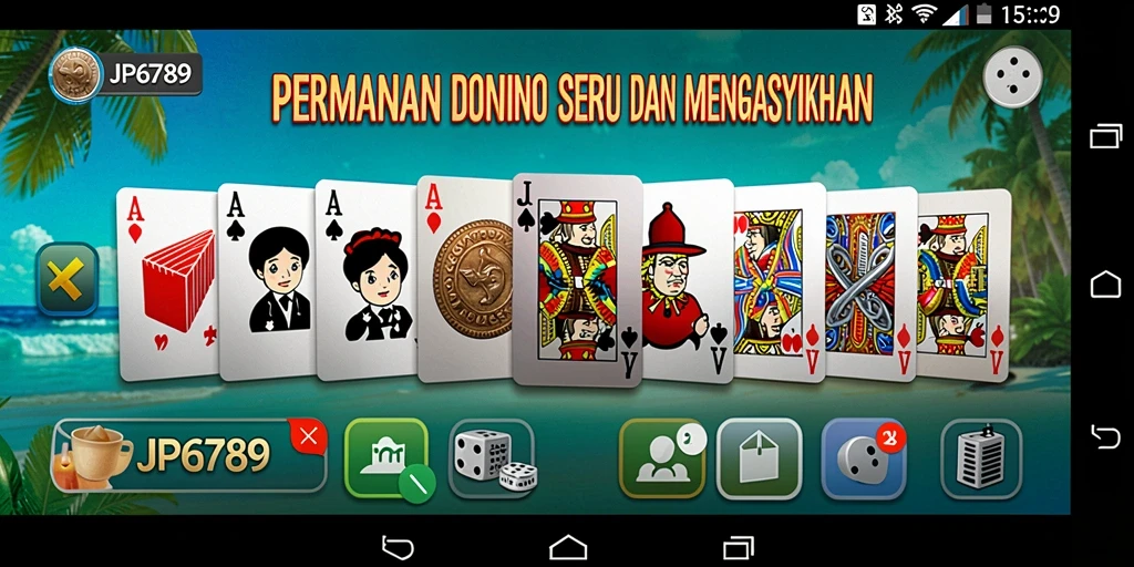 Gameplay seru dan interaktif dalam permainan Domino JP6789.