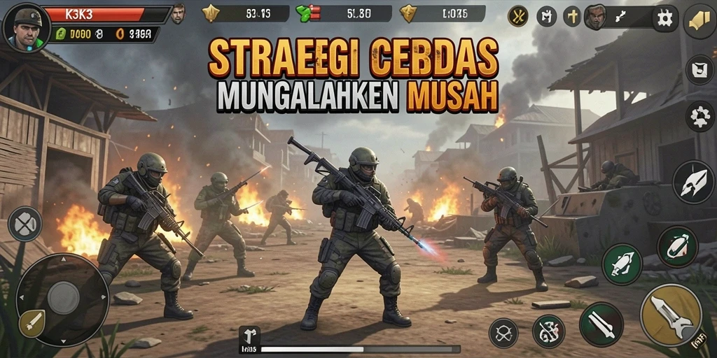 Tampilan gameplay K3K3 yang menarik dan penuh strategi.