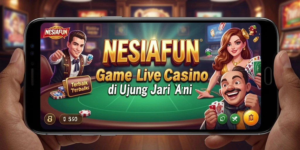 Tampilan gameplay menarik dengan dealer langsung di NESIAFUN.
