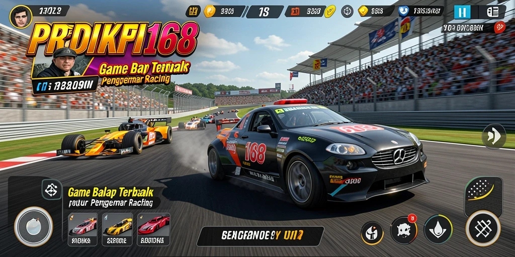 Gameplay PREDIKSI168 menampilkan aksi balap yang mendebarkan.