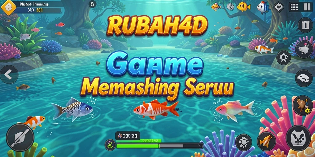 Tampilan gameplay RUBAH4D yang memukau saat memancing.