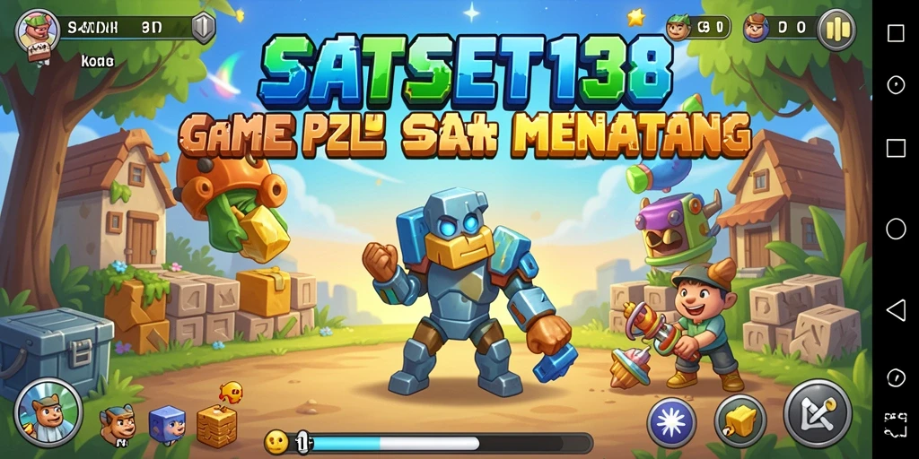 Tampilan gameplay SATSET138 dengan berbagai teka-teki menarik.