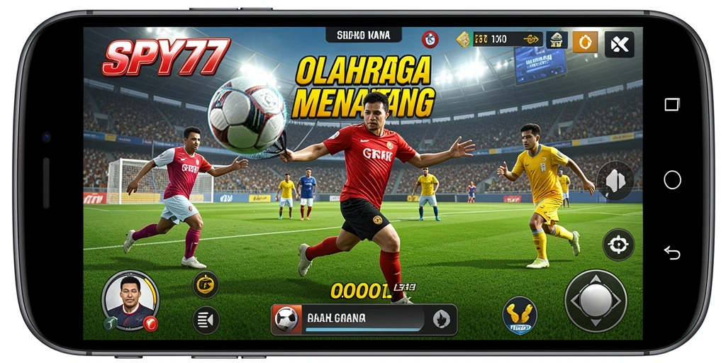 Tangkapan layar SPY77 menampilkan aksi seru dalam olahraga.