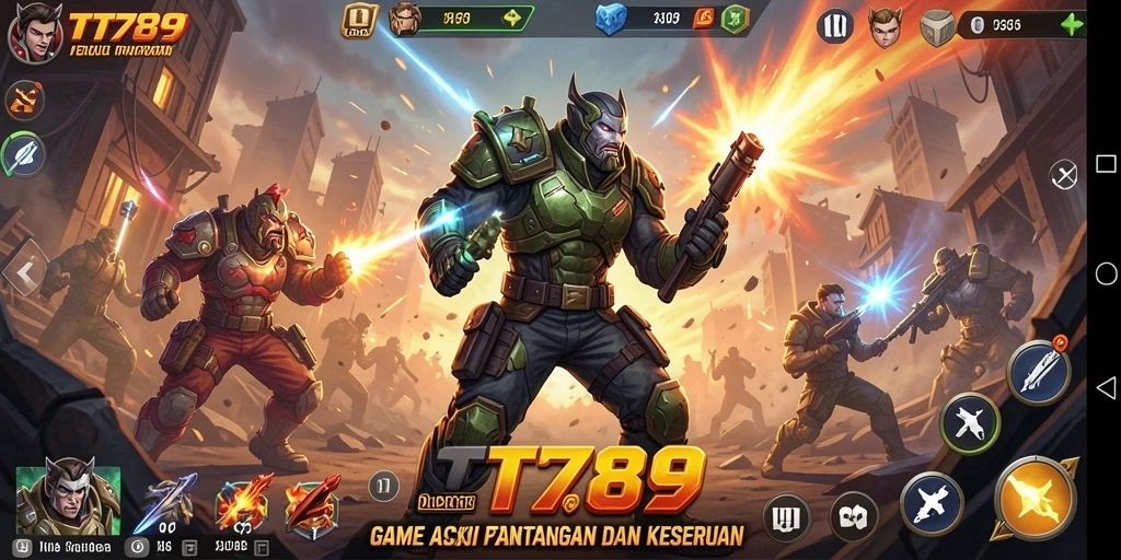 Screenshot gameplay TT789 menampilkan aksi pertempuran yang mendebarkan.